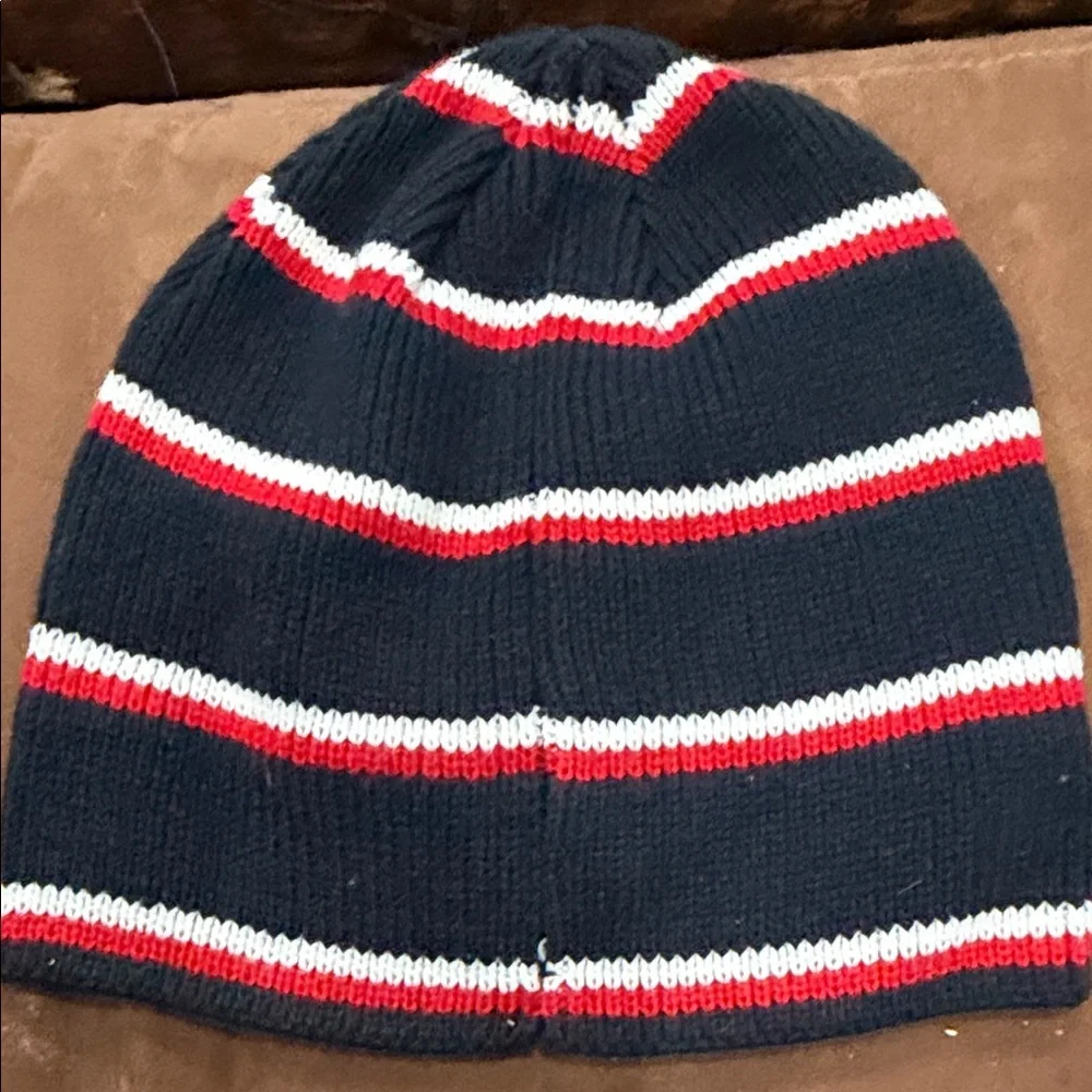 Tommy‎ Hilfiger and Red Striped Beanie